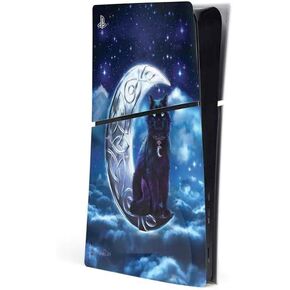 Skinit Decal Gaming Skin Compatible with PS5 Slim Digital Edition Console - Officially Licensed Wolf Symbols by Brigid Ashwood Design
