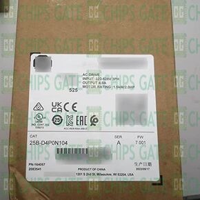 25B-D4P0N104 PowerFlex 525 1.5kw 2HP AC Drive مصنع جديد مختوم
