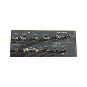 EnuoChbuild Flight Overhead Panel, A35X/A32X Flight Simulator Panel Compatible with Flight Simulation Games on the Windows Platform - Supports Major Airplane Models