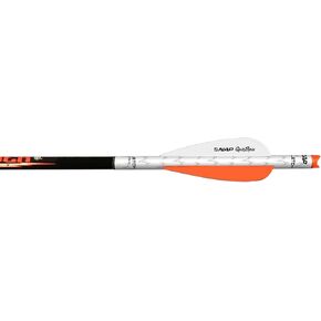 New Archery Products Quikfletch Quikspin 3-Inch 3-Vane Easy-to-Use Stabilizing Fletching for Increased Accuracy of Crossbow Bolts - 6 Pack