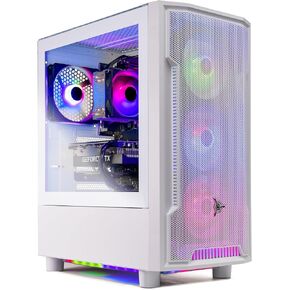 Skytech Archangel Gaming PC سطح مكتب ، Intel I5 13400F 2.5 GHz (4.6 جيجا هرتز Turbo) ، Nvidia RTX 4060 8GB ، 1TB NVME SSD ، 16 جيجابايت DDR5 RAM 6000 ، 650W GOLD PSU ، WI-FI ، ورب 11