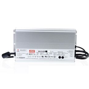 Mean Well HLG 600W 12.5A LED Driver HLG-600H-48AB Switching Power Supply Converter Transformer with IP65 PFC Constant Voltage/Current 3 in 1 Dimming