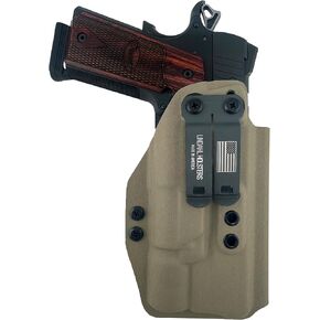 متوافق مع SIG 1911 Cloyed W/ X300-A/ B IWB KYDEX Holster-Optic Ready-Whoveled Carr