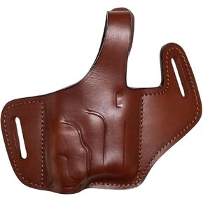 Falco OWB Leather Holster for Glock 43 / 43X MOS with TLR-7 and Red dot