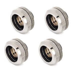 Bitspower G1/4" to Enhance Multi-Link Fitting for 16mm OD Rigid Tubing, Black Sparkle, 4-Pack