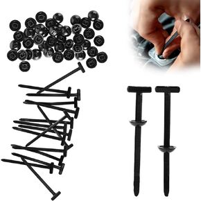 60pcs Nylon Universal Cable Tie Buckle Set, Plastic Cable Ties Straps with 60 Self-Locking Zip Ties Holder Cord Fasteners Management for Car Daily Repairing