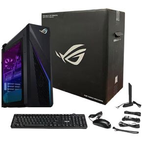 ASUS ROG Strix G16CHR Gaming PC Desktop, Intel Core i7 14700KF 2.5GHz; NVIDIA GeForce RTX 4070 Super Dual 12GB GDDR6X; 32GB DDR5-4800 RAM; 1TB PCIe NVMe M.2 SSD; 240mm Liquid Cooler
