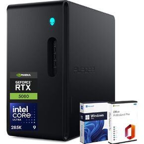 Dell Alienware Aurora R16 2025 Gaming Desktop PC - NVIDIA RTX 5080 16GB GDDR7 - Intel Core Ultra 9 Processor 285K - AlienFX Liquid Cooling - Win 11 Pro, Office Pro(64 GB DDR5 | 2 TB SSD)