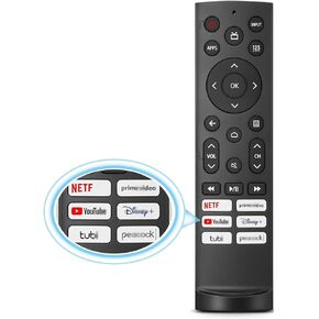 Replacement Remote ERF3A90 for All Hisense TV Remote, Replacement Control for Hisense UHD 4K ULED Google TVs