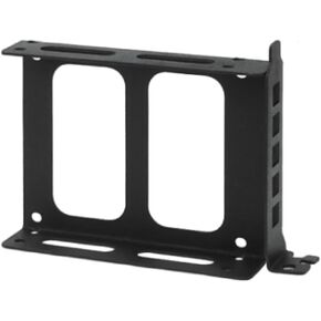 Double SSD Mounting Bracket Hard Drive Tray 2.5 inch SSD Tray PC Computer HDD Bay HDD Dock with Screws Mounting Bay, Black