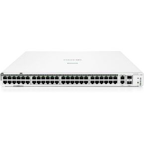 HPE Networking Instant On Switch Series 1960 48-Port Gb Smart-Managed Layer 2+ Ethernet Switch with PoE | 48x 1G | 2X 10GBase-T, 2X SFP+ | 40x CL4, 8X CL6 PoE 600W | Stackable | UK Cord (JL809A#Acc)