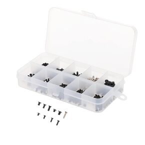 Angoily Computer Repair Fittings 500PCS Countersunk Screw Set Stainless Steel Neat and Clean Installation