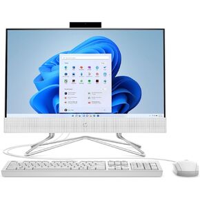 HP 2023 21.5" FHD All-in-One Desktop Intel 2-Core Celeron J4025 Processor Intel UHD Graphics 16GB RAM DDR4 256GB M.2 NVMe SSD WiFi AC BT HDMI Webcam RJ45 Internal Speaker Windows 11 w/RE Accessories
