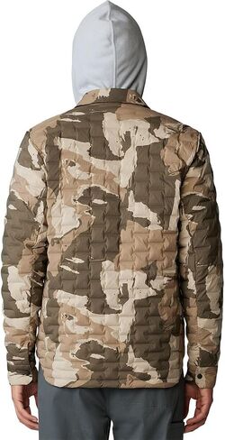 Mountain Hardwear Stretchdown Light Shacket, Trail Dust, M in Saudi Arabia