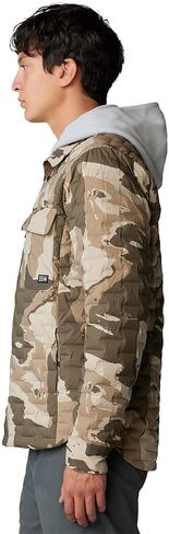 Mountain Hardwear Stretchdown Light Shacket, Trail Dust, M in Saudi Arabia