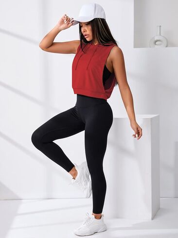 قميص SweatyRocks نسائي بدون أكمام للتمرين في صالة الألعاب الرياضية، قميص قصير بدون أكمام مفتوح من الجانب للتمرين الرياضي، وردي متوسط in Saudi Arabia