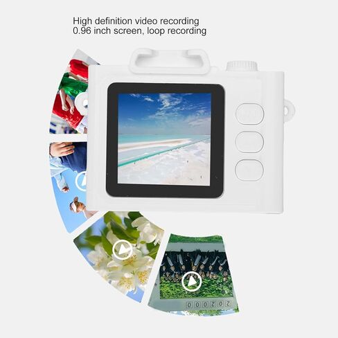 Zopsc 1080P HD Small Digital Camera – Ultra Compact Thumb Camera with Keychain Strap, 2MP for Travel, Kids & Vlogging, 128GB Support, Easy to Use (Black) in Saudi Arabia