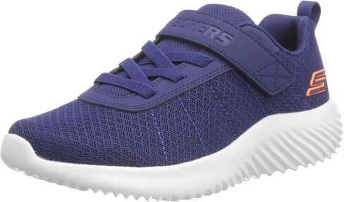 Skechers Kids Boy's Bounder Sneaker, Navy, 7 Toddler in Saudi Arabia