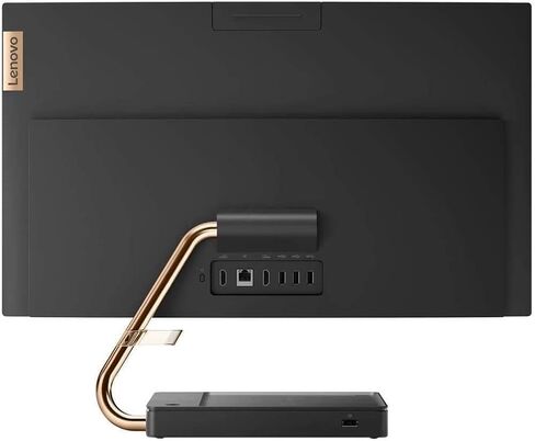 Lenovo Ideacentre A540 23.8" FHD All-in-One Desktop, AMD Ryzen 5 Pro 4650GE 6 Cores Processor, 16GB RAM 512GB PCIe SSD, Wi-Fi, Bluetooth, Wireless Keyboard & Mouse, Windows 10 Pro, Black in Saudi Arabia
