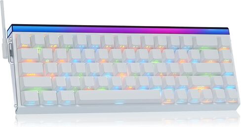 x AULA HERO 68 HE 60% Gaming Keyboard,Mini Portable Keyboard Hall Effect Magnetic Switch Hot Swappable Custom,Rapid Trigger Mode,8K Hz Polling Rate,0.125ms Latency,Side Printed PBT Keycaps,RGB Backlit in Saudi Arabia