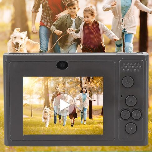 كاميرا رقمية Cuifati 48 ميجابكسل مع HD 1080 بكسل ، استشعار الضوء التلقائي وشاشة 2.4 بوصة ، كاميرا فيديو بدون مرآة ، ضبط تلقائي للتصوير الفوتوغرافي (الأسود) in Saudi Arabia