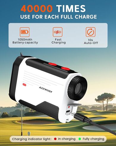 Golf Rangefinder مع SLOPE-1300/1500 ياردة مكتشف نطاق الليزر للغولف والصيد ، والتكبير 7x ، واهتزاز قفل العلم عالي الدقة ، وقابلة لإعادة الشحن ، و IP54 مقاومة للماء ، ومضمنة في قطاع مغناطيسي مدمج in Kuwait