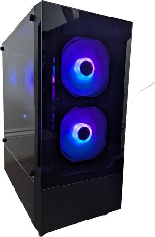 Centaurus Andromeda B9 Gaming PC ، AMD Ryzen 7 5700x3d 8-Core ، Radeon RX 7600 ، 32GB RAM ، 1TB NVME SSD ، Win 11 Pro ، WiFi ، RGB LEDS ، Glass. كمبيوتر سطح مكتب ألعاب الأداء المخصص مخصص in Kuwait