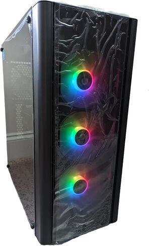 Centaurus Andromeda B9 Gaming PC ، AMD Ryzen 7 5700x3d 8-Core ، Radeon RX 7600 ، 32GB RAM ، 1TB NVME SSD ، Win 11 Pro ، WiFi ، RGB LEDS ، Glass. كمبيوتر سطح مكتب ألعاب الأداء المخصص مخصص in Kuwait