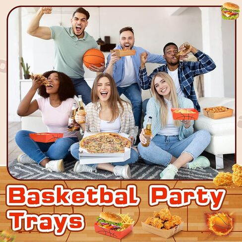 Teling 36 Pack Golf Ball Party Supplies 5 lb Golf Party Plates Large Paper Trays Food Boats Disposable Golf Plates Bowls Nacho Serving Tray for Sports Golf Themed Birthday Party Decorations Favors in Saudi Arabia