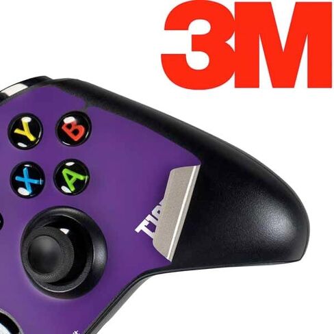 Skinit Decal Gaming Skin Compatible with Xbox One Controller - Officially Licensed Clemson University Tiger Print Purple Design in Saudi Arabia