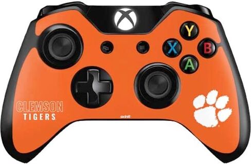 Skinit Decal Gaming Skin Compatible with Xbox One Controller - Officially Licensed Clemson University Tiger Print Purple Design in Saudi Arabia