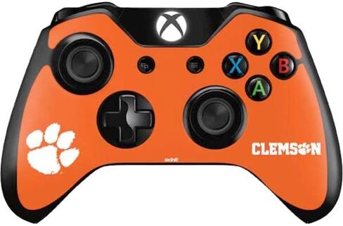 Skinit Decal Gaming Skin Compatible with Xbox One Controller - Officially Licensed Clemson University Tiger Print Purple Design in Saudi Arabia