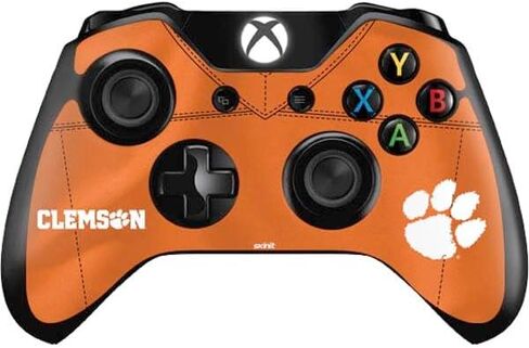 Skinit Decal Gaming Skin Compatible with Xbox One Controller - Officially Licensed Clemson University Tiger Print Purple Design in Saudi Arabia