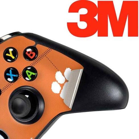 Skinit Decal Gaming Skin Compatible with Xbox One Controller - Officially Licensed Clemson University Tiger Print Purple Design in Saudi Arabia