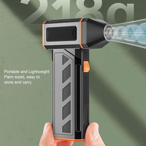 Yoidesu Electric Air Duster, 110,000RPM Super Power Cordless Air Duster, 3 Gear Adjustable,Type C Fast Charging for Computer, Keyboard, House, Outdoor and Car in Saudi Arabia