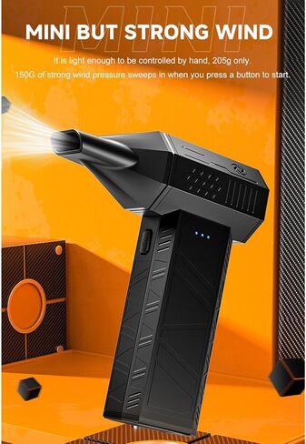 Yoidesu Compressed Air Duster, 110,000RPM Super Power Cordless Air Duster, 3 Gear Adjustable with Fast Charging for Computer, Keyboard, House, Outdoor and Car in Saudi Arabia