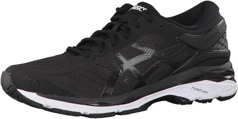 ASICS Men's Gel-Nimbus 24 Mesh Knit Running Shoes, 8.5, Black/Black in Saudi Arabia
