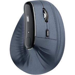 Ergonomic Vertical Mouse, 2.4G Wireless Mouse with Bluetooth Rechargeable Optical Mouse, 3 Multi-Device Connectivity for Office, Home - Ergonomic Design Reduces Wrist Strain