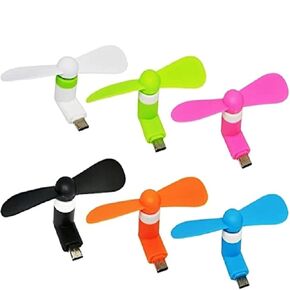 Type.C Fan for Cellphone 5v 1w Mobile Phone U.SB C Fans for Type-C/Xiaomi/Samsung Mobile Cooling Hand Fan(Green)