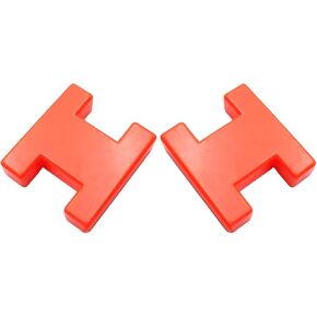 2pcs إكسسوارات عوامة العوامة Red H Block ، معالجة طولها 2 بوصة لسمك الصيد الكارب in Saudi Arabia
