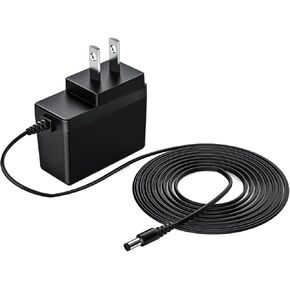 UL Listed 2Pack 12V 0.5A Power Supply Adapter, AC 100~240V to DC 12V 500mA 6W Transformer Charger, 6ft Long Cord DC Plug 5.5 * 2.1mm AC Adapter for CCTV Security Camera Router Speaker Printer Keyboard