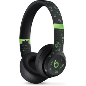Beats Solo 4 - Wireless Bluetooth On-Ear Headphones, Apple & Android Compatible, Up to 50 Hours of Battery Life Special Edition - Charged Black (Renewed)