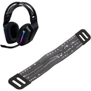 Headband for G733, Gaming Headset Headphone Headband, Replacement Headphone Headband Straps Replacement for for G733 G335 Wired Gaming Headset Sturdy (Black Grey)