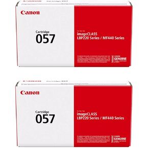 Canon CRG-057 خرطوشة الحبر الأسود ، 3009C001AA ، عبوة 2