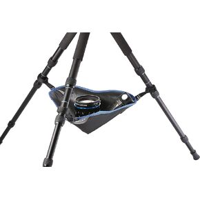 Novoflex Triopod Tripod Associed Pouch W/ Admable Hook & Loop Straps. املأ بالحجارة ، وما إلى ذلك لمزيد من الاستقرار عندما تكون عاصفة وعلى أرض غير مستوية. (Trio-TC)
