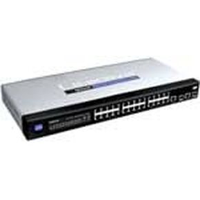 Cisco SR224G 24-port 10/100 2-port Gigabit Switch + 2 miniGBIC