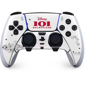 Skinit Decal Gaming Skin Compatible with PS5 DualSense Edge Pro Controller - Officially Licensed Disney 101 Dalmatians Pattern Design