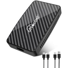 OTTOCAST Play2Video Pro – Wireless CarPlay & Android Auto Adapter with YouTube, Netflix, Spotify, IPTV | 5GHz WiFi, Auto Connect, No Delay | Compatible with OEM Wired CarPlay