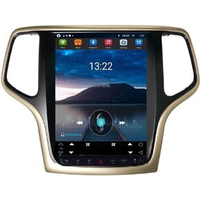 Large Touch Screen Navigation for Jeep Grand Cherokee 2014 to 2017 2G+32G 10.4 inch Android 13 Car Stereo Radio Carplay Android Auto Tesla Screen Music Player in Saudi Arabia