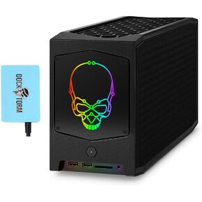 Intel NUC 11 Extreme Mini Desktop NUC11BTMi9 Bundle with High Performance Docztorm i9-11900KB 8-Core, 32GB RAM, 1TB PCIe SSD, WiFi 6, Bluetooth 5.2, RJ-45, SD Card, Win10P